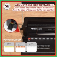 ➕◬ ▭ ☀ OFFICOM Wire Binding Machine A4  W12M Heavy Duty Binder Double Loop Wire Bind for Notebook