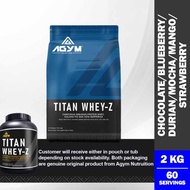 Agym Nutrition Titan Whey-Z 2.0kg - Whey Protein, Protein Blend, Gluten Free