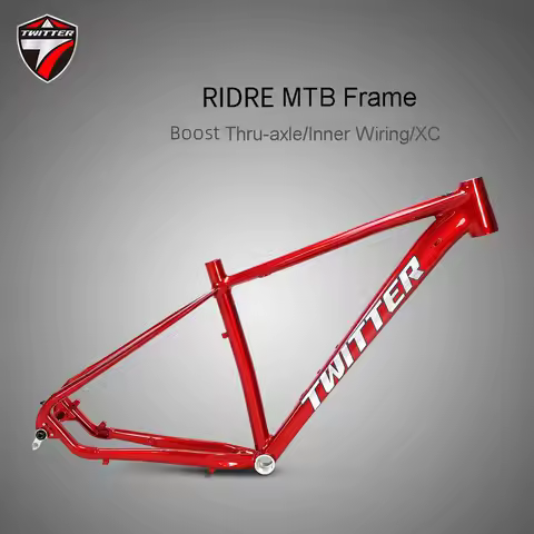 TWITTER Aluminum Alloy Mountain Bike Frame Rider Boost Thru-axle XC Off-road MTB Frames Bike Accesso