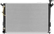DNA Motoring OEM-RA-13382 OE Style Aluminum Core Cooling Radiator Compatible with 10-18 SANTA FE / 1