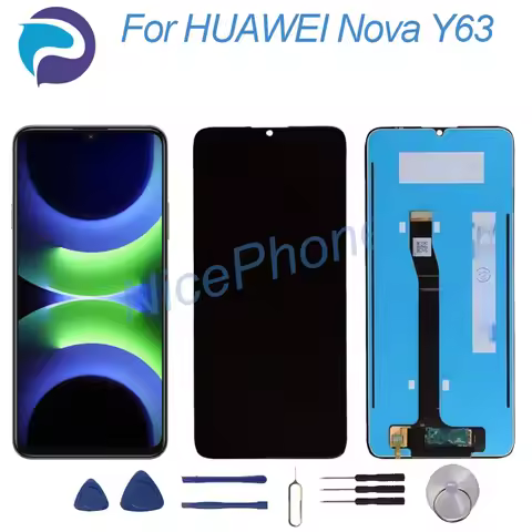 Test Before Ship For HUAWEI Nova Y63 Display Touch Screen Digitizer Panel Assembly Lcd Screen GFY-LX