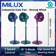 Milux 10" 3 Speed Gale Stand Fan MGF-10 Smooth Oscillation MILUX Fan New Stand Fan / MGF-10 Fan Blad