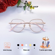 Fashionable metal big cat eye glasses frame 2968A