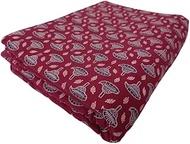 Authentic Ajrakh Print Unstitched Cotton Fabric - Exquisite Designs, Vibrant Colors - Fine Quality F