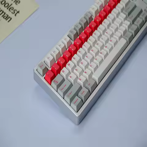 GMK Red Alert Keycaps Set 146 Keys PBT Keyboard Cap Cherry Profile game KeyCap for Mechanical Keyboa