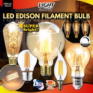 [Add On Deal] LED Edison Filament Bulb 4W 6W 40W Vintage LED Candle Bulb E14 E27 Daylight/Warmwhite 