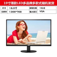 Second-hand Computer Monitor///Inch Desktop HD LCD Screen Office Monitoring Jiang Ji