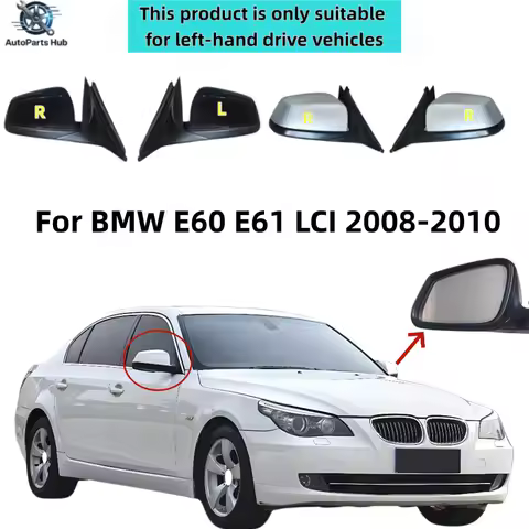 BMW Side Mirror E60 Black Power Fold Auto Dimming Heated Side Mirror Assembly For BMW E60 E61 LCI 20