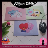 KPOP B.T.S BT/21 1pc Cute Anti-slip Mouse Pad Leather x k7Gaming Mice Mat Desk aimarstore