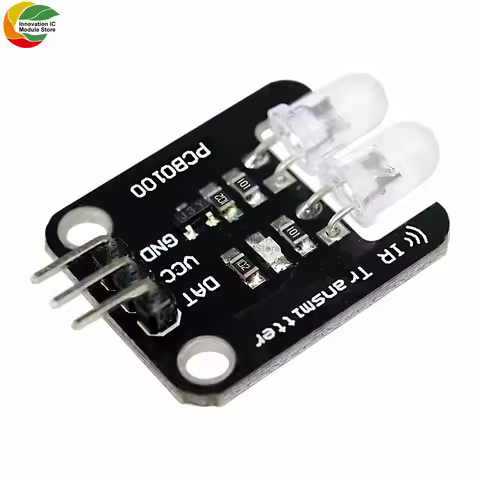 Ziqqucu 2 Channel Electronic Building Blocks Two way Infrared Transmitter Module IR Transmitter For 