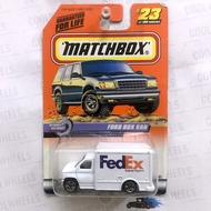 Matchbox 1999 Ford Box Van - Fedex (Dent Blister)
