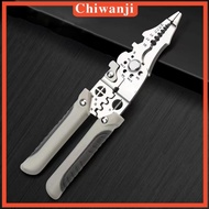 [Chiwanji] Wire Hand Tool,Multipurpose ,Wiring Tool Electrician Plier Cable Wire Strippings Tool for Crimping, Winding