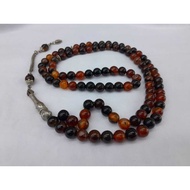 TASBIH BATU AKIK YAMAN NATURAL AGATE  PRAYERS BEADS 99BIJI Koko