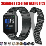 AXTRO Fit 3 Fitness Tracker Smart Watch Strap Band Metal Stainless Steel Strap Band  for AXTRO Fit 3 Replacement Strap