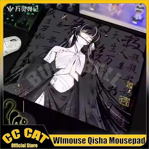 WLMOUSE QISHA Mousepad Seven Killed Smooth Gaming Mousepad 490x420mm 4mm E-Sport PC Gamer Accessory 