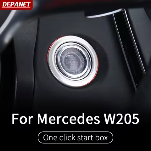 One-click start frame trim For Mercedes w205 amg coupe / interior trim c63 mercedes c class accessor