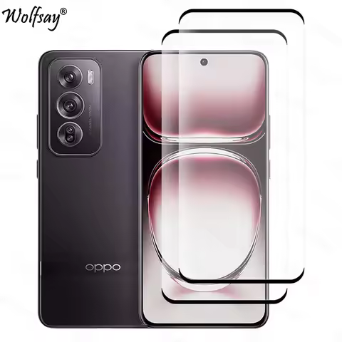 3D Curved Edge Tempered Glass For Oppo Reno 12 Pro Screen Protector Reno 12 11 10 Pro Plus 5G Glass
