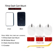 For 70mai Dash Cam Pro D02 Pro Plus A500 Pro Plus+ A500S Dash Cam A800 A800S 70mai Dash Cam Mount