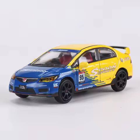 SHADOW 1:64 Civic Type-R Sedan(FD2) Spoon Alloy Model Car