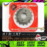 GEGANCU DEPAN STT HARDEN STEEL FRONT SPROCKET (SF1-35-15T) RXZ-415-15T FOR YAMAHA Y100/110/125, FZ15