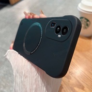 กรอบสีดำชาร์จไร้สาย Jingsanc Magsafe สำหรับ OPPO Reno 10 8 7 6 5 Pro Plus + 5G หาบ X5 X3 Pro 5G ไร้ก