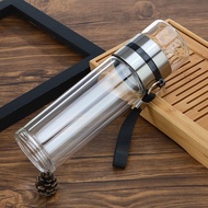 [ SALE 96k ] Bình Pha Trà Cao Cấp Bình Thủy Tinh 2 Lớp Cách - Dung Tích 450ml