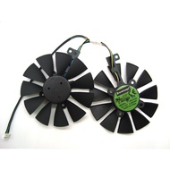 ♞Free Shipping 87MM Cooler Fan For ASUS GTX1060 1070 Ti RX 470 570 580 Graphics Card Everflow TS|<: