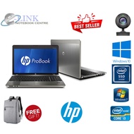 ( HP i5 i3 2rd- 4th AMD A4 Gen15.6''Screen ) HP Probook 4530s 4540s 850 655 G1 / 4GB-8GB RAM / 250GB
