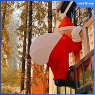 [RazecaMY] Christmas Inflatable Santa Climbing Santa Outdoor Decoration Weatherproof Large