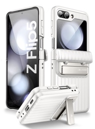 เคส Samsung Galaxy Z Flip 5 (2023) i-Blason Journey Series พร้อมตัวป้องกันหน้าจอในตัว ขาตั้งแบบครอบเ