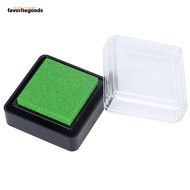FAVORITEGOODS Craft Ink Pad, Easy Application Mini Ink Pad Stamp, Seal Metallic DIY Printing Pad Scr