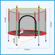 Kids Trampoline 55 Inch Jumper Indoor Outdoor Children Bouncer Jumping Bed Trampolin kanak kanak