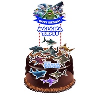 HUNGRY SHARK Cake Topper