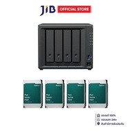 NAS (อุปกรณ์จัดเก็บข้อมูลบนเครือข่าย) SYNOLOGY DISKSTATION DS425+ & 4 TB 3.5 INCH HDD HAT3300-4T x 4