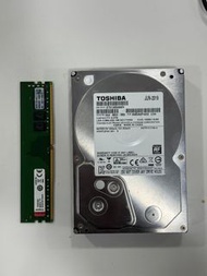 8gb DDR4 + 3TB HDD 3.5"硬碟