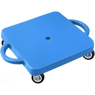 Kids Sitting Scooter Board with Handles Universal Wheels Swivel Casters Plastic Floor Surfer Sports 