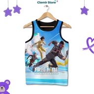 3D Children's Singlet | Lekbong Printing Singlet 3D - Lekbong Kids FF Free Fire V4 04Ff004 _Lb - Cle