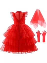 European And American Hot Style Archmage Of The Underworld Lydia Cosplay Girl Halloween Beetlejuice 