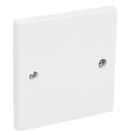 PVC Blank Plate 3"x3" Switch Socket Box Blanking Cover