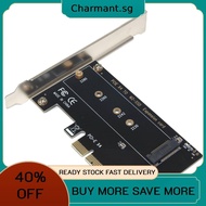 EM2-5001 PCI-E 3.0 X4 to NVMe M.2 Key SSD Riser Expansion Card