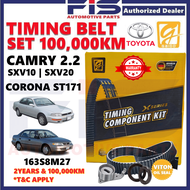 FIS Original GAIDO Timing Belt Set Toyota Camry 2.2 SXV10 SXV20 ST171 163S8M27 Belting Kereta