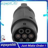 eQQEVSE EV Adaptor 32A J1772 Type 1 to Type 2 Plug EV Adapter, Electric Cars Vehicle Charger Chargin