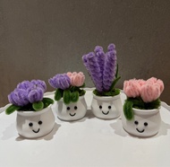 （現貨）Jellycat style 扭扭棒盆栽（薰衣草/鬱金香）