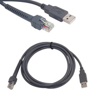 1PC 2M USB Cable For BarCode Scanner LS2208AP LS1203 LS4208 LS4278 LS9208i DS6707 DS6708 STB3578 USB