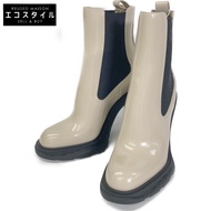 Alexander McQueen [近全新] 2021 678530 漆皮高跟側鬆緊帶靴 36 1/2 號 [二手]