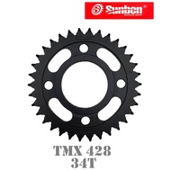 REAR SPROCKET TMX155 428 32T-60T (designs depends on availability)