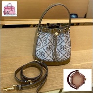 (CHAT BEFORE PURCHASE)BRAND NEW AUTHENTIC INSTCK TORY BURCH BROWN ‘T MONOGRAM’ SHOULDER BAG 86545