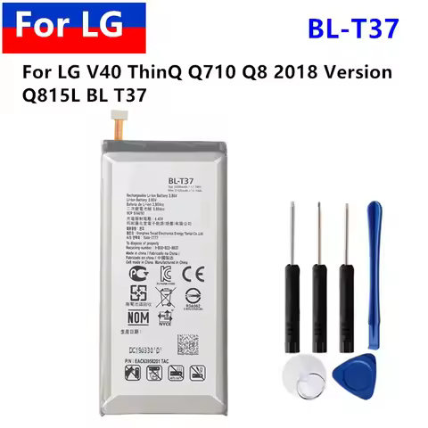 3300mAh BLT37 Battery New High Quality For LG V40 ThinQ Q710 Q8 2018 Version Q815L BL T37 Replacemen