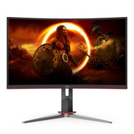 AOC 27" Monitor (CQ27G2) CURVED QHD 2K LED GAMING 144HZ HDMI 2.0 x 2 DP 1.2 | 2560x1440 at 144 Hz | 1 ms response time