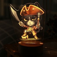 Cat Pirate / 海盜貓 / led燈